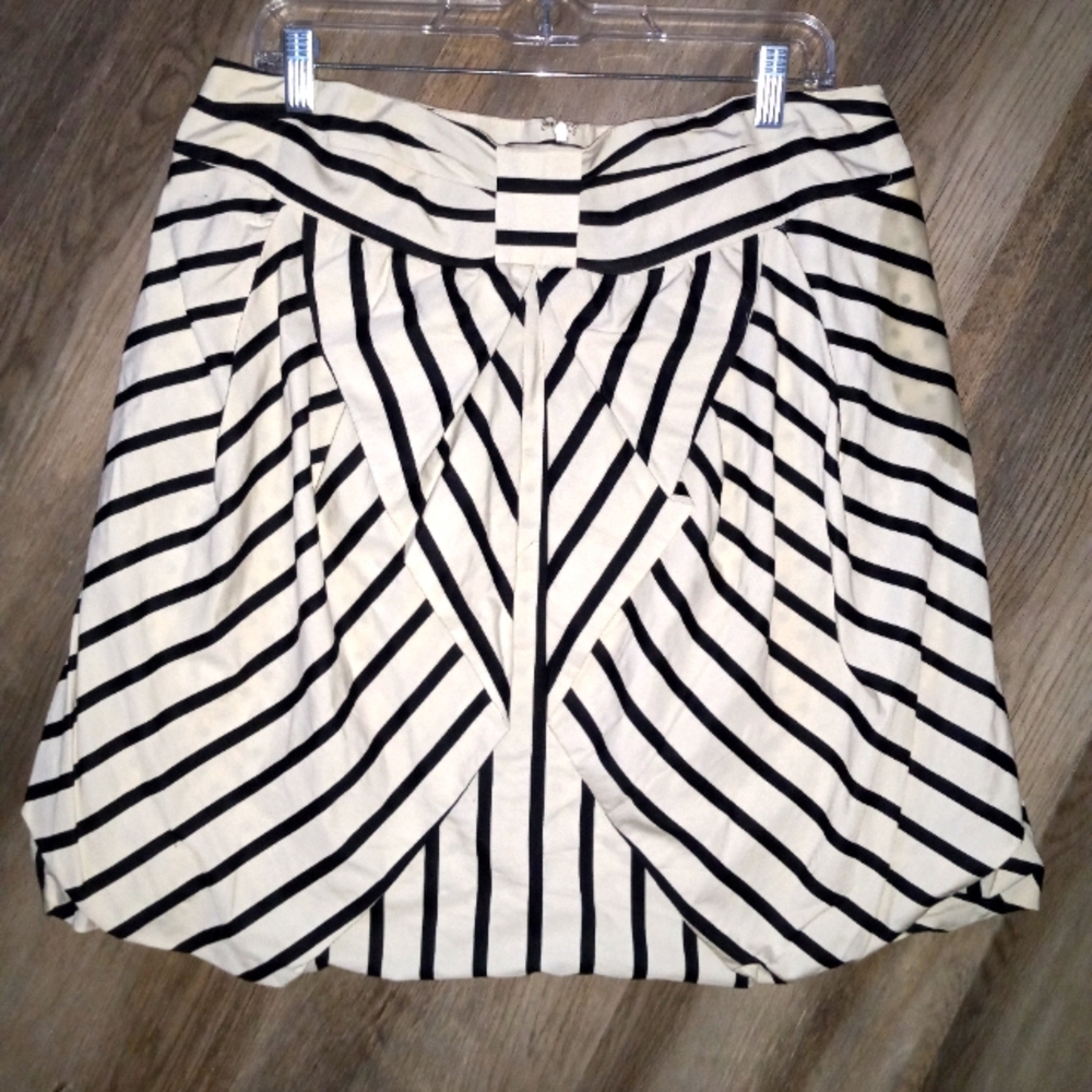 Anthropologie striped miniskirt 14